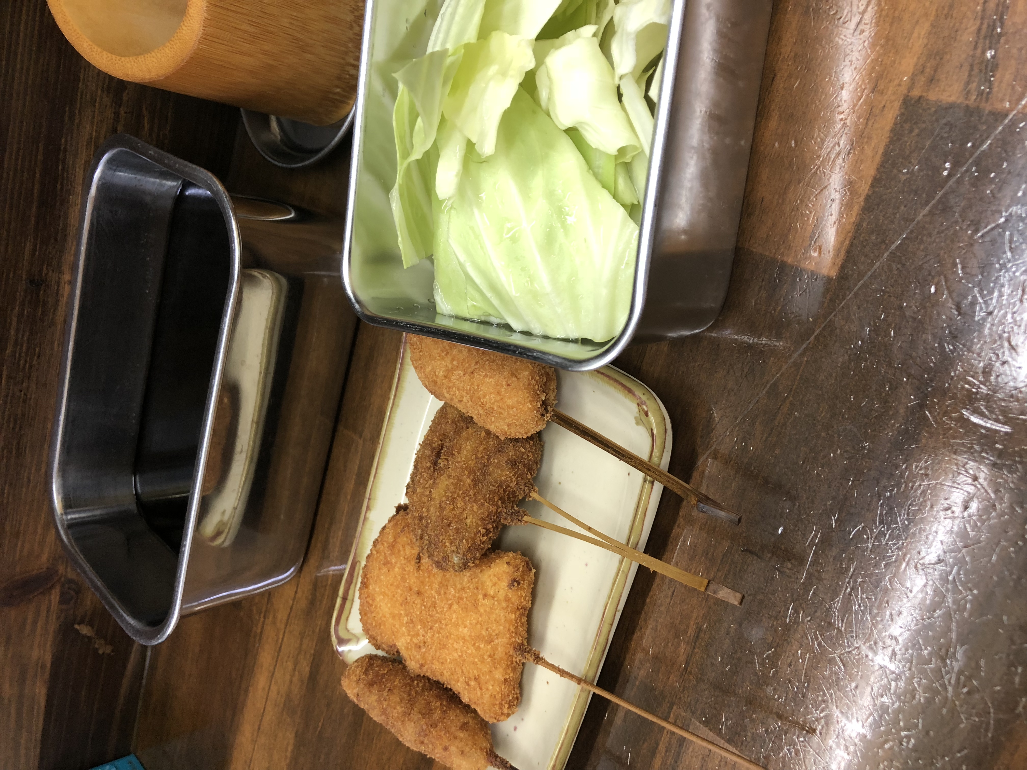 大阪と言えば串カツ